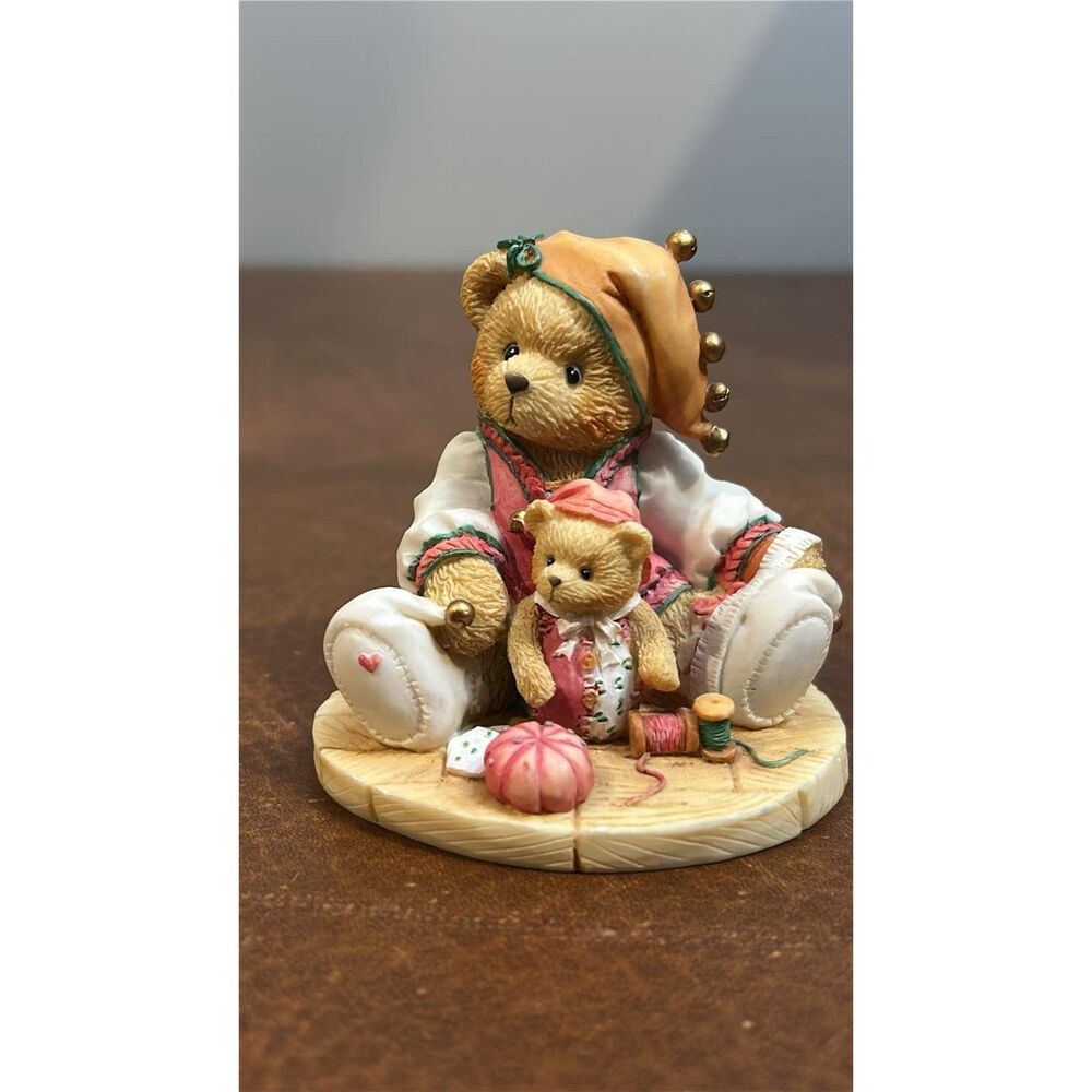 Cherished Teddies 1995 Meri Handsewn Holiday Santa